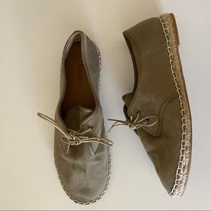 Tesori Olive Green Espadrille Sneakers
